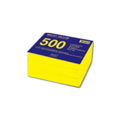 Next φύλλα κύβου κολλητά κίτρινα 500φυλ. 9x9εκ.